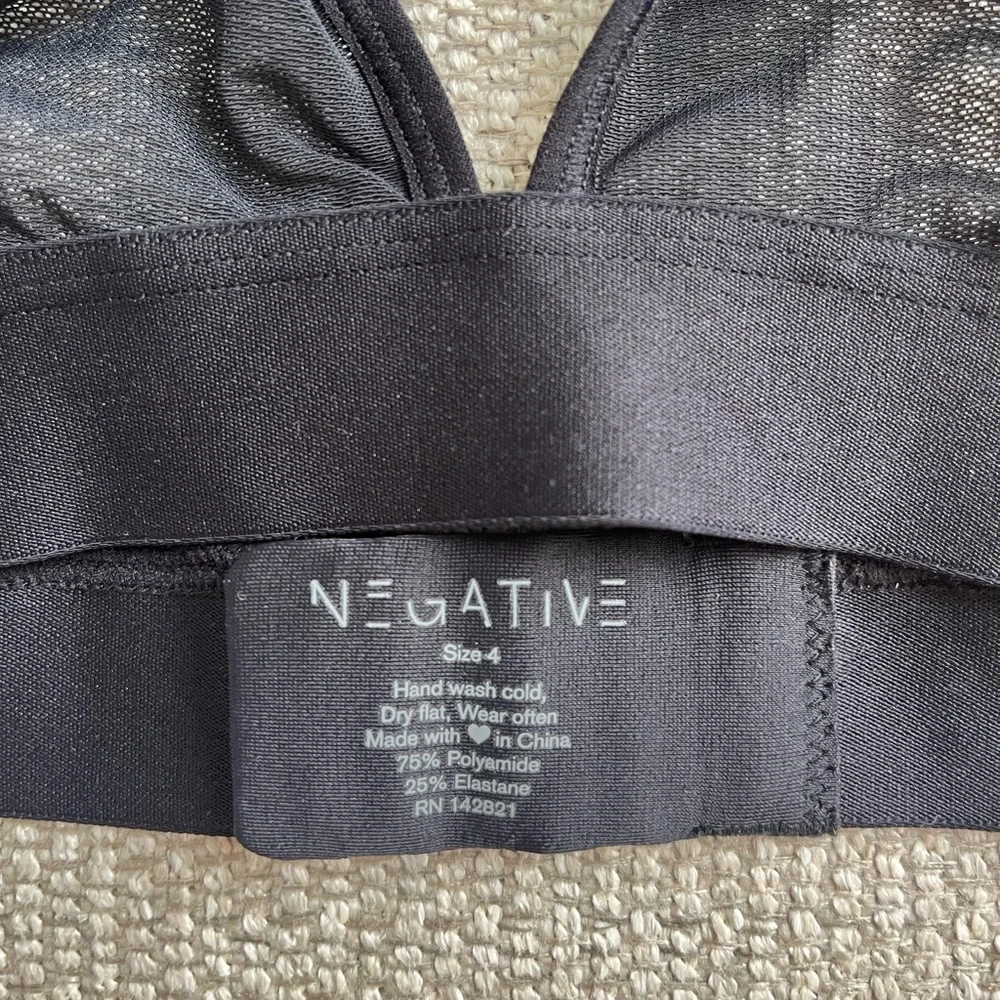 Negative Sieve Triangle Bra - Picture 6 of 7